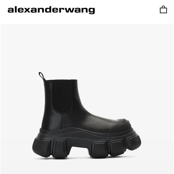 Alexander wang leather Chelsea boots - Picture 3 of 4